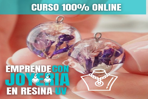 Joyas hechas con resina UV